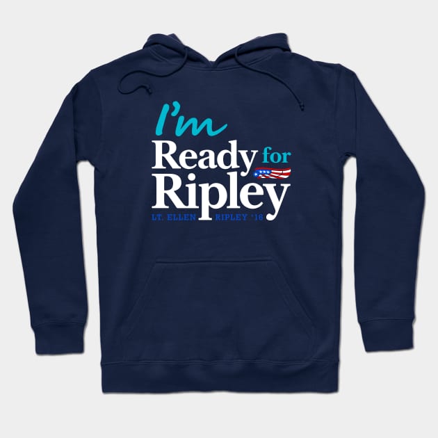 Ready for Ripley for Navy Blue Hoodie by Ekliptik